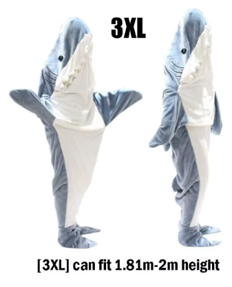 Jawsie SharkCocoon Blanket